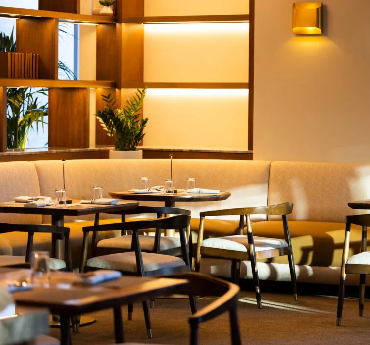Cozy dining area.